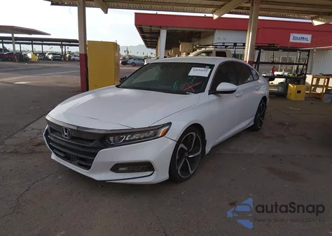 2019 Honda Accord Sport из США, поврежденный, VIN 1HGCV1F36KA124763